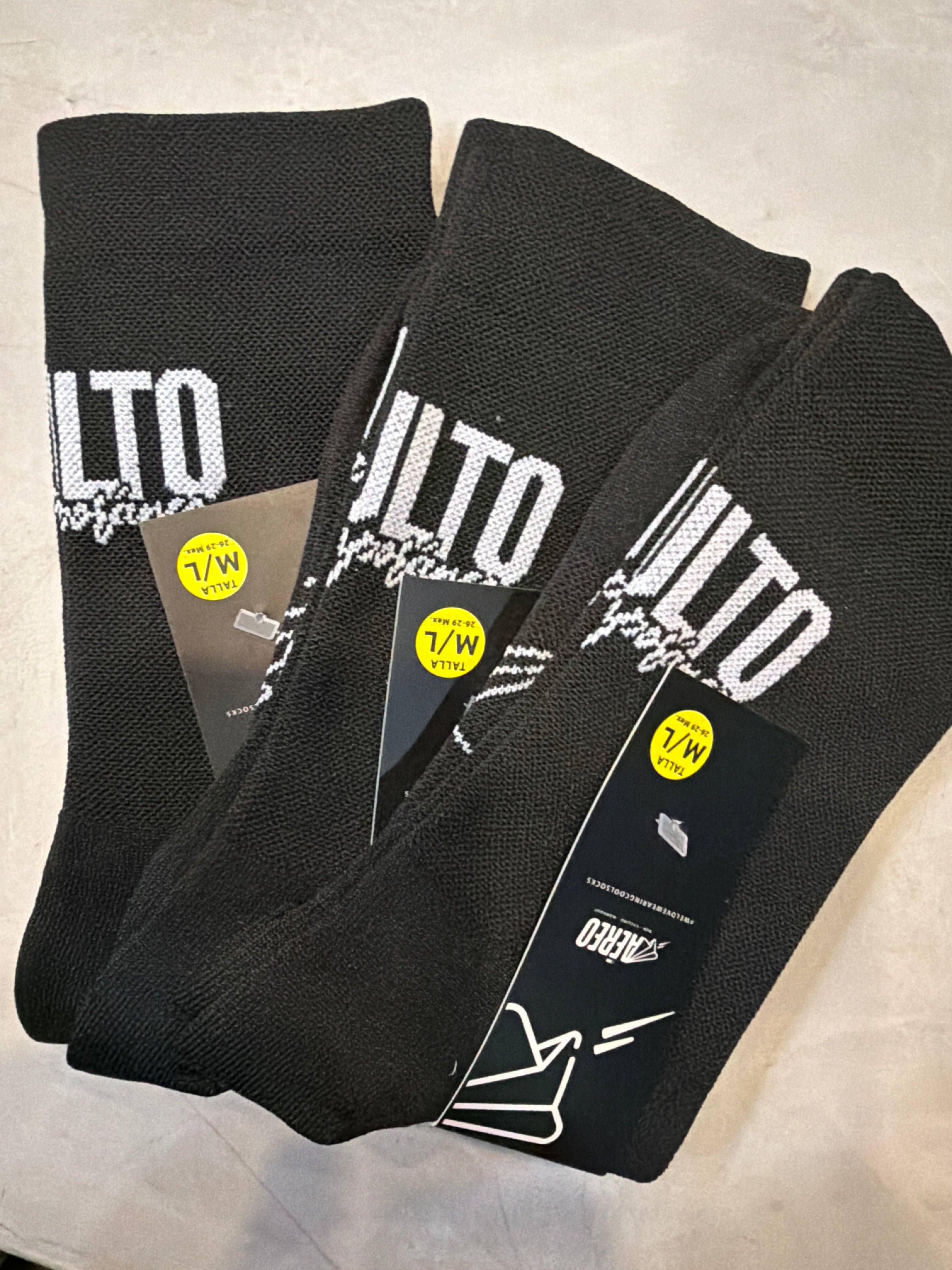 Medias Aéreo Negras - Adulto Contemporaneo